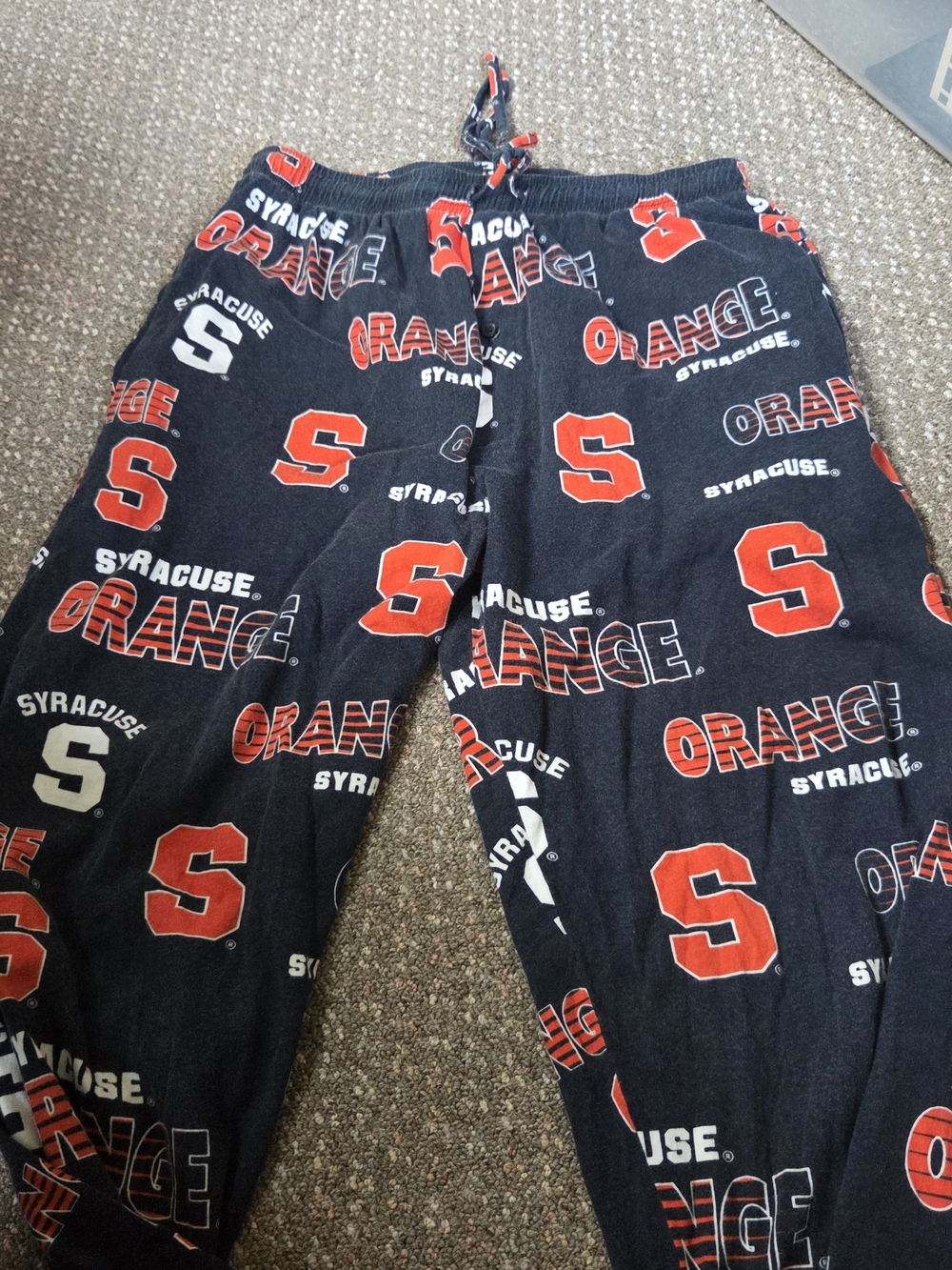 Syracuse Orange Black & Orange Lounge Joggers